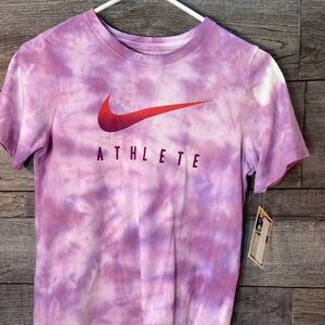 Nike athlete dri fit custom dyed t shirt